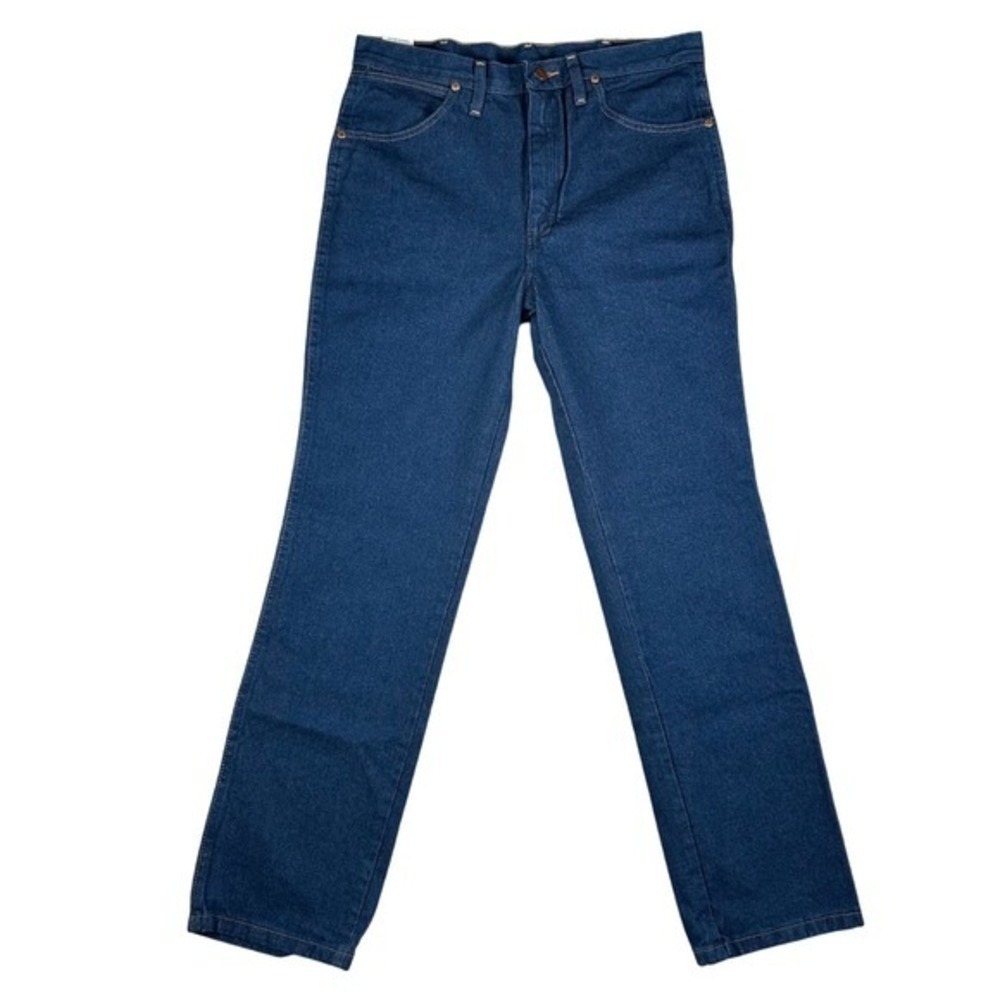 Wrangler Cowboy Cut 936 Slim Fit Jeans Mens‎ 34x32 Indigo Blue Denim NWT - Picture 2 of 12